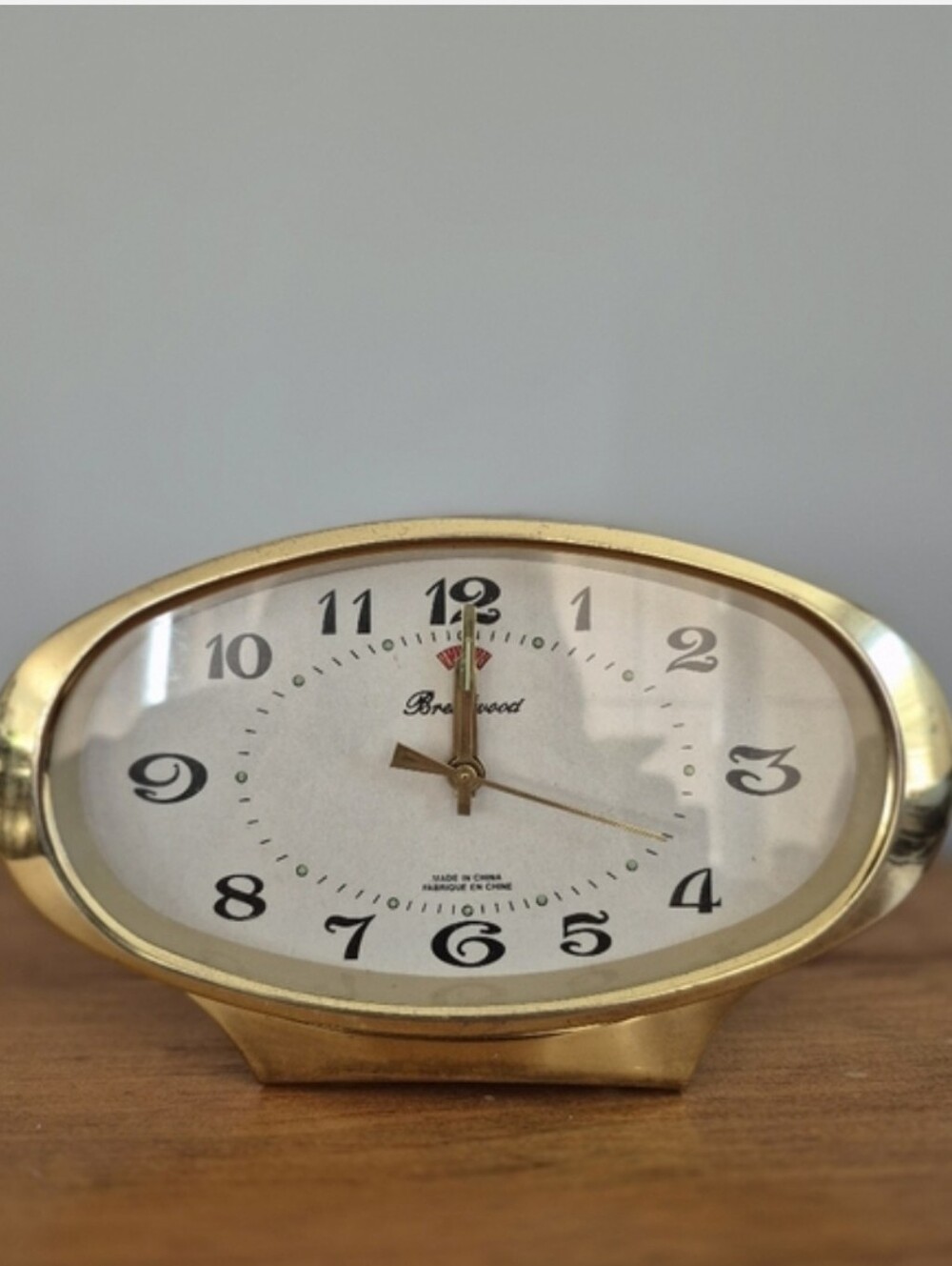 Vintage Brentwood Tabletop Alarm Clock